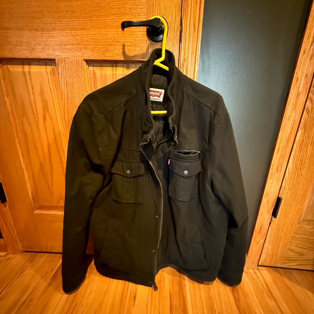 Levi's Men's black Military Jacket